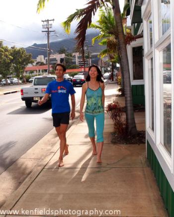 Barefoot running clearance on pavement